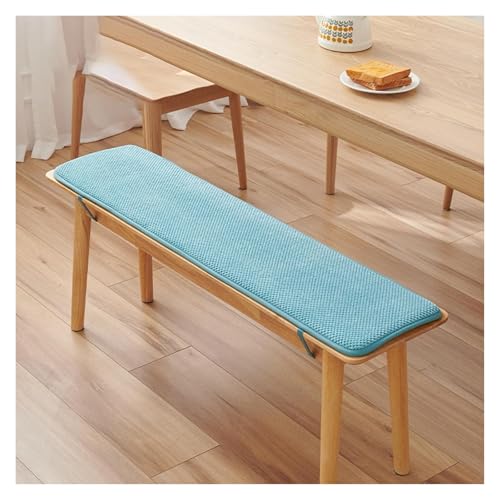 DOGACA Stuhlkissen mit Bindegurten Bankauflage Bankkissen Unterseite Waschbar Sitzauflag for Fensterbank Gartenbank Schaukel Terrasse Esstisch Outdoor Drinnen(6,40x150cm/16x59in) von DOGACA