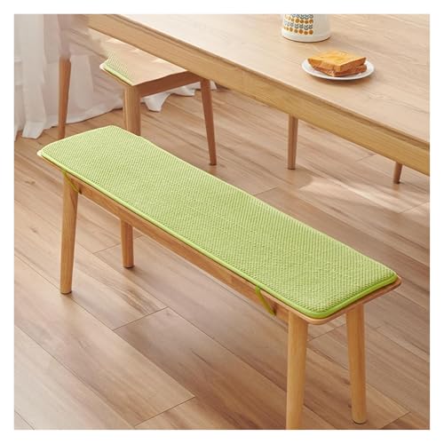 DOGACA Stuhlkissen mit Bindegurten Bankauflage Bankkissen Unterseite Waschbar Sitzauflag for Fensterbank Gartenbank Schaukel Terrasse Esstisch Outdoor Drinnen(7,30x80cm/12x31in) von DOGACA