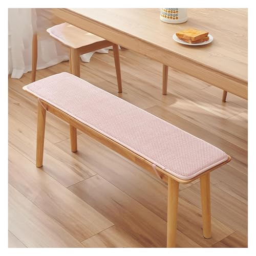 DOGACA Stuhlkissen mit Bindegurten Bankauflage Bankkissen Unterseite Waschbar Sitzauflag for Fensterbank Gartenbank Schaukel Terrasse Esstisch Outdoor Drinnen(9,30x120cm/12x47in) von DOGACA
