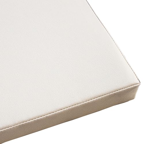 Outdoor-Sitzkissen aus PU-Leder – Wasserdicht & rutschfest (100x40/150x50 cm, 5/8 cm Dicke) – for Gartenbank, Terrassenmöbel & Balkon(19,90x40x8cm) von DOGACA