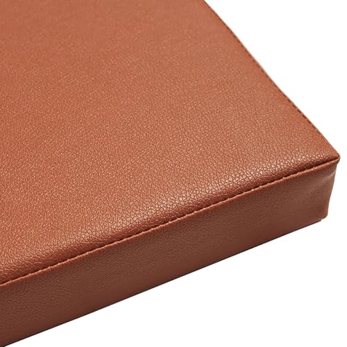Outdoor-Sitzkissen aus PU-Leder – Wasserdicht & rutschfest (100x40/150x50 cm, 5/8 cm Dicke) – for Gartenbank, Terrassenmöbel & Balkon(2,50x40x5cm) von DOGACA