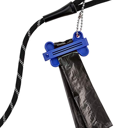 DOGGYCLIHundekotbeutelhalter für die Leine Dog PooBags Halter für Hundekot-Entfernung (Blau) von DOGGYCLIP