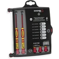 Dogher - Präzisionsschraubendreher-Satz, 65 mm, 6-teilig, vde 365-001 von DOGHER