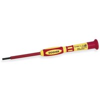 Isolierter Schraubendreher, vde 1000V, Präzisionsschraubendreher, gerader Mund, 2.0x65 mm Dogher 365-020-065 von DOGHER