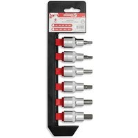 Set mit 6 1/4 Inbussteckschlüsseln in Zoll Dogher 507-053 Set mit 6 1/4 Inbussteckschlüsseln in Zoll Dogher 507-053 von DOGHER