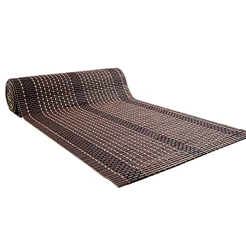 DOGOU Tischläufer Tischläufer Breite 60cm/ 30cm Teematten Aus Bambus, Tischsets Im Japanischen Stil für Den Foyertisch Küche Teehaus, Abwischbarer Tischläufer (Size : 60x150cm/23.6x59in) von DOGOU