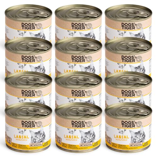 Dogs’n Tiger Adult, Premium Nassfutter für ältere Katzen, Labsal, tiergerechte Rezeptur mit 70% Fleischanteil an Huhn – ohne Zucker, Getreide & künstliche Aromen, 12x 200g Dogs’n Tiger Adult, Premium Nassfutter für ältere Katzen, Labsal, tiergerechte Rezeptur mit 70% Fleischanteil an Huhn – ohne Zucker, Getreide & künstliche Aromen, 12x 200g von DOGS' n TIGER