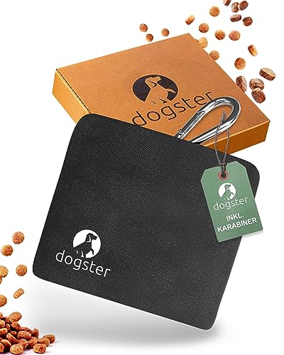 DOGSTER® Leckerlibeutel für Hunde - Leckerlis immer dabei - Snackbeutel - schneller Zugriff auf Belohnung - inklusive Karabiner - Leckerlitasche von DOGSTER