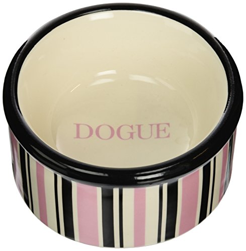 Dogue D_CSN Napf Candy Stripe, Small, rosa von Puppia