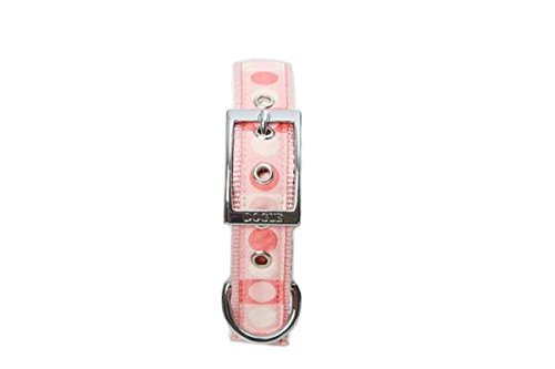 Dogue D_RCH Halsband Ribbon Circle, rosa, 38 cm von Puppia