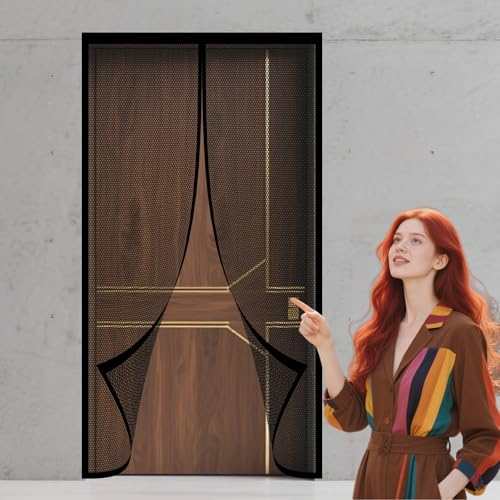 Fliegengitter Balkontür Magnet 80 x 213 cm Einfache Montage Ohne Bohren Fliegengitter Tür für Balkontür Wohnzimmer Schiebetür Terrassentür, Schwarz Fliegengitter Balkontür Magnet 80 x 213 cm Einfache Montage Ohne Bohren Fliegengitter Tür für Balkontür Wohnzimmer Schiebetür Terrassentür, Schwarz von DOGUO