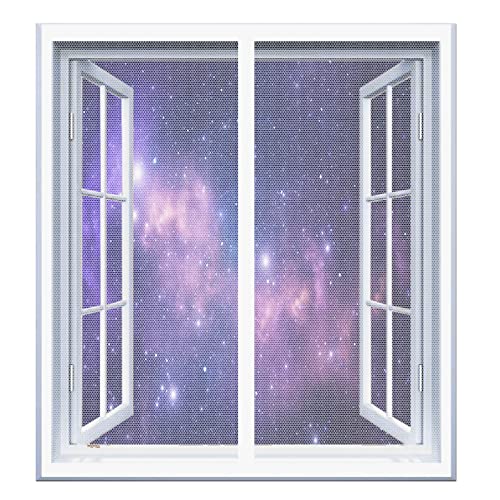 Fliegengitter Für Fenster Fensternetz 145 x 95 cm Insektenschutz Fenster In Verschiedenen Größen Auswählbar Magnetvorhang Für Balkontür Terrassentür, Weiß Fliegengitter Für Fenster Fensternetz 145 x 95 cm Insektenschutz Fenster In Verschiedenen Größen Auswählbar Magnetvorhang Für Balkontür Terrassentür, Weiß von DOGUO