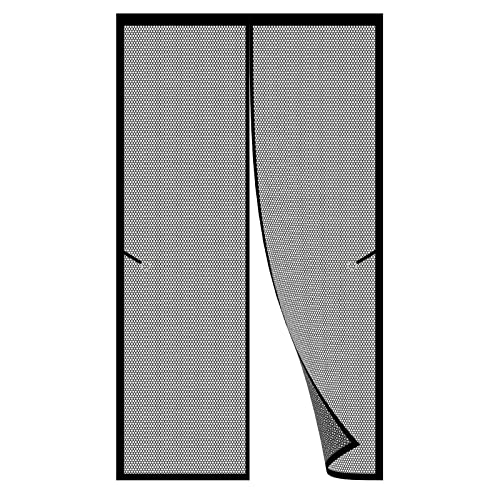 Fliegenschutzgitter Für Fenster 85 x 270 cm Insektenschutz Fenster In Verschiedenen Größen Auswählbar Magnetvorhang Für Balkontür Terrassentür, Schwarz von DOGUO