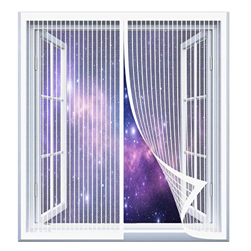 Insektenschutz Für Fenster 80 x 140 cm Insektenschutzgitter In Verschiedenen Größen Auswählbar Magnet Fliegengitter Für Alle Universalfenster, Weiß Insektenschutz Für Fenster 80 x 140 cm Insektenschutzgitter In Verschiedenen Größen Auswählbar Magnet Fliegengitter Für Alle Universalfenster, Weiß von DOGUO