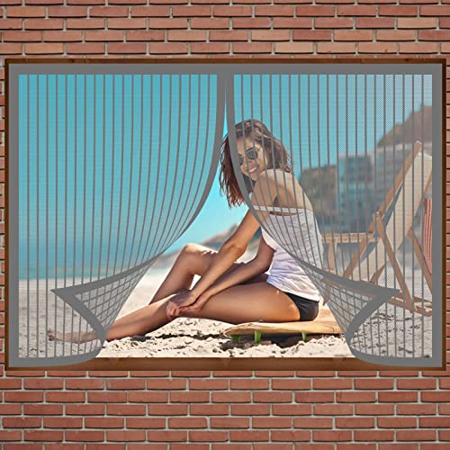Insektenschutz Mückengitter 60 x 155 cm Fliegengitter Magnet In Verschiedenen Größen Auswählbar Magnetvorhang Für Balkontür Terrassentür, Grau Insektenschutz Mückengitter 60 x 155 cm Fliegengitter Magnet In Verschiedenen Größen Auswählbar Magnetvorhang Für Balkontür Terrassentür, Grau von DOGUO