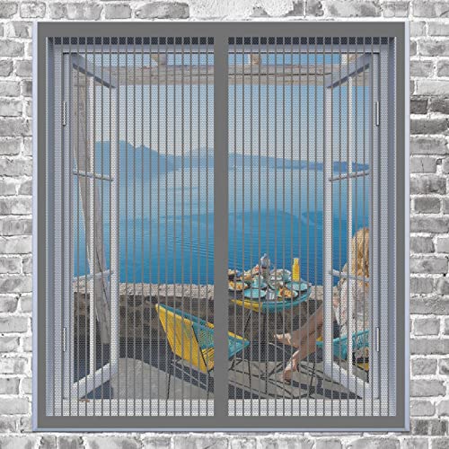 Magnet Fliegengitter Fenster 70 x 170 cm Fliegengitter Magnet Einfache Installation Auto Schließen Fenster-Fliegengitter Für Alle Fenster Bis, Grau Magnet Fliegengitter Fenster 70 x 170 cm Fliegengitter Magnet Einfache Installation Auto Schließen Fenster-Fliegengitter Für Alle Fenster Bis, Grau von DOGUO