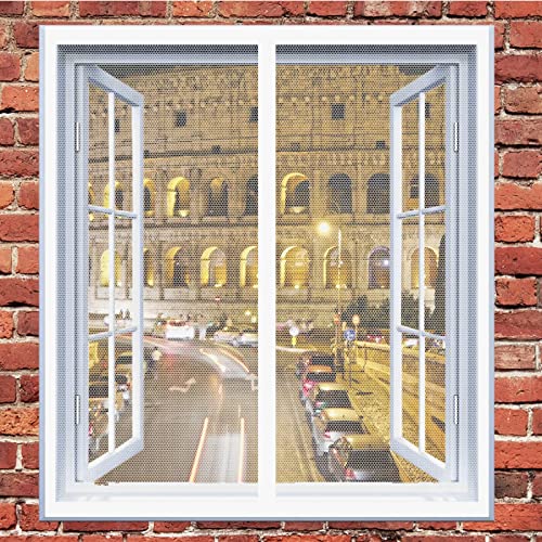 Magnet Vorhang Fliegenvorhang 50 x 100 cm Fliegengitter Balkontür In Verschiedenen Größen Auswählbar Magnet Fliegengitter Für Alle Universalfenster, Weiß Magnet Vorhang Fliegenvorhang 50 x 100 cm Fliegengitter Balkontür In Verschiedenen Größen Auswählbar Magnet Fliegengitter Für Alle Universalfenster, Weiß von DOGUO