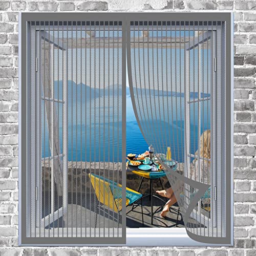 Moskitonetze Für Fenster 50 x 70 cm Fliegengitter Magnet Ohne Bohren Automatisches Schließen Magnet Fliegengitter Für Alle Universalfenster, Grau Moskitonetze Für Fenster 50 x 70 cm Fliegengitter Magnet Ohne Bohren Automatisches Schließen Magnet Fliegengitter Für Alle Universalfenster, Grau von DOGUO