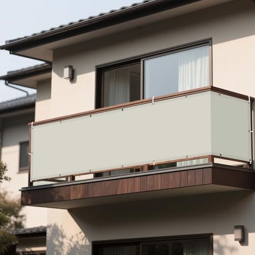 Sonnenschutz Sonnensegel 540 x 740 cm Rechteckig Wasserdicht Sonnenschutz Windschutz Netz Vielen Größen mit Spannseilen für Balkon Garten Terrasse, cremefarben Sonnenschutz Sonnensegel 540 x 740 cm Rechteckig Wasserdicht Sonnenschutz Windschutz Netz Vielen Größen mit Spannseilen für Balkon Garten Terrasse, cremefarben von DOGUO