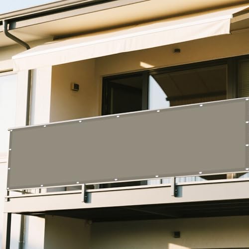 Sonnenschutz Sonnensegel 670 x 680 cm Rechteckig Wasserdicht 98% UV Schutz Markise Balkon Ohne Bohren mit Ösen Und Befestigungsseile für Balkon Camping Terrasse Pergola, Taupe Sonnenschutz Sonnensegel 670 x 680 cm Rechteckig Wasserdicht 98% UV Schutz Markise Balkon Ohne Bohren mit Ösen Und Befestigungsseile für Balkon Camping Terrasse Pergola, Taupe von DOGUO