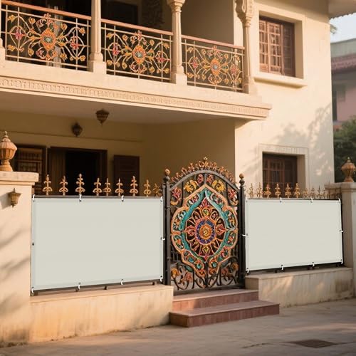 Sonnensegel 80 x 210 cm Rechteckig Wasserdicht 98% UV Schutz Sun Segel Rechter Winkel mit Ösen Ohne Bohren mit Seil für Terrasse Camping, cremefarben Sonnensegel 80 x 210 cm Rechteckig Wasserdicht 98% UV Schutz Sun Segel Rechter Winkel mit Ösen Ohne Bohren mit Seil für Terrasse Camping, cremefarben von DOGUO