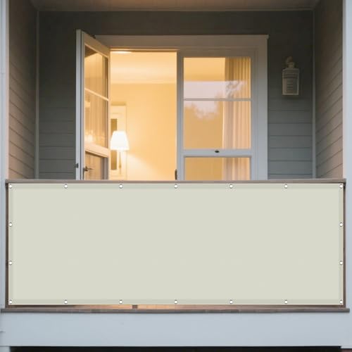 Sonnensegel Rechteckig 210 x 660 cm Rechteckig Wasserdicht 98% UV Schutz Sonnenschutzdach Segeltuch Pergola inkl Befestigungsseile für Balkon Terrasse Garten Outdoor, cremefarben Sonnensegel Rechteckig 210 x 660 cm Rechteckig Wasserdicht 98% UV Schutz Sonnenschutzdach Segeltuch Pergola inkl Befestigungsseile für Balkon Terrasse Garten Outdoor, cremefarben von DOGUO