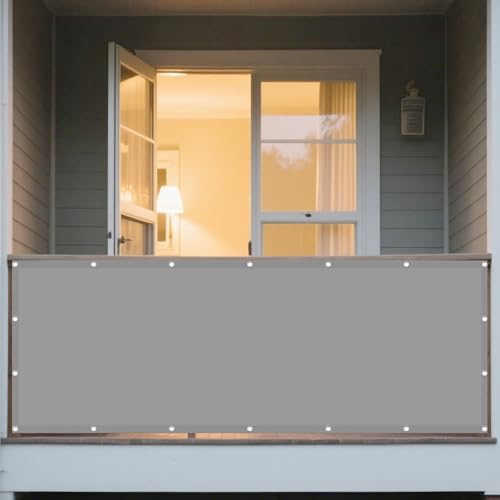Sonnensegel Rechteckig 570 x 740 cm Rechteckig Wasserdicht 98% UV Schutz Sonnenschutzdach Segeltuch Pergola inkl Befestigungsseile für Balkon Terrasse Garten Outdoor, Hellgrau Sonnensegel Rechteckig 570 x 740 cm Rechteckig Wasserdicht 98% UV Schutz Sonnenschutzdach Segeltuch Pergola inkl Befestigungsseile für Balkon Terrasse Garten Outdoor, Hellgrau von DOGUO
