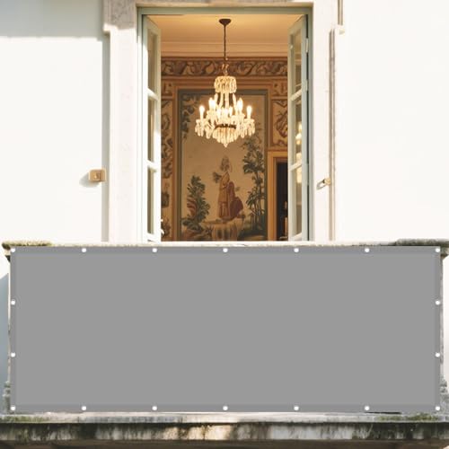 Sonnensegel Rechteckig mit Ösen 210 x 355 cm Rechteckig Wasserdicht Sonnenschutz Windschutz Markisenstoff Rechtwinklig inkl Befestigungsseile für Außenbereich Garten, Hellgrau Sonnensegel Rechteckig mit Ösen 210 x 355 cm Rechteckig Wasserdicht Sonnenschutz Windschutz Markisenstoff Rechtwinklig inkl Befestigungsseile für Außenbereich Garten, Hellgrau von DOGUO