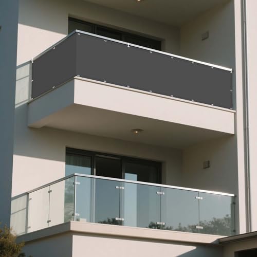 Sonnensegel Sonnenschutz Windschutz 600 x 640 cm Rechteckig Wasserdicht 98% UV Schutz Schatten Mesh Abdeckung inkl Befestigungsseile für Draußen Patio Terrasse Camping, Dunkelgrau Sonnensegel Sonnenschutz Windschutz 600 x 640 cm Rechteckig Wasserdicht 98% UV Schutz Schatten Mesh Abdeckung inkl Befestigungsseile für Draußen Patio Terrasse Camping, Dunkelgrau von DOGUO