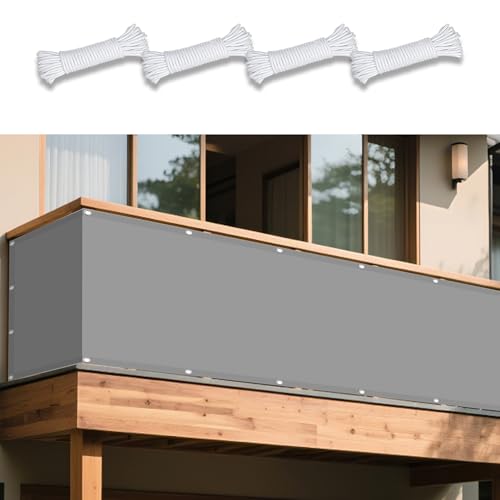 Sonnensegel Wasserdicht Nach Maß 170 x 670 cm Rechteckig Wasserdicht 98% UV Schutz Abdeckung Schattenstoff mit Ösen Und Befestigungsseile für Patio Hinterhof Rasengarten, Hellgrau Sonnensegel Wasserdicht Nach Maß 170 x 670 cm Rechteckig Wasserdicht 98% UV Schutz Abdeckung Schattenstoff mit Ösen Und Befestigungsseile für Patio Hinterhof Rasengarten, Hellgrau von DOGUO