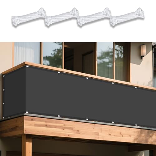 Sonnensegel Wasserdicht Nach Maß 610 x 790 cm Rechteckig Wasserdicht 98% UV Schutz Abdeckung Schattenstoff mit Ösen Und Befestigungsseile für Patio Hinterhof Rasengarten, Dunkelgrau Sonnensegel Wasserdicht Nach Maß 610 x 790 cm Rechteckig Wasserdicht 98% UV Schutz Abdeckung Schattenstoff mit Ösen Und Befestigungsseile für Patio Hinterhof Rasengarten, Dunkelgrau von DOGUO