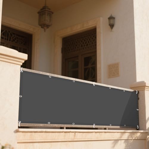 Sonnensegel Wasserdicht Nach Maß 65 x 125 cm Rechteckig Wasserdicht 98% UV Schutz Schattierungsgewebe Vielen Größen mit Spannseilen für Garten Terrasse Camping Outdoor, Dunkelgrau Sonnensegel Wasserdicht Nach Maß 65 x 125 cm Rechteckig Wasserdicht 98% UV Schutz Schattierungsgewebe Vielen Größen mit Spannseilen für Garten Terrasse Camping Outdoor, Dunkelgrau von DOGUO