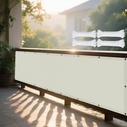 Sonnensegel Wasserdicht Rechteckig 206 x 240 cm Rechteckig Wasserdicht Sonnenschutz Windschutz Schatten Mesh Abdeckung mit Ösen Ohne Bohren mit Seil für Balkon Terrasse, Beige Sonnensegel Wasserdicht Rechteckig 206 x 240 cm Rechteckig Wasserdicht Sonnenschutz Windschutz Schatten Mesh Abdeckung mit Ösen Ohne Bohren mit Seil für Balkon Terrasse, Beige von DOGUO