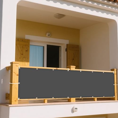 Sonnensegel mit Ösen 470 x 475 cm Rechteckig Wasserdicht Sonnenschutz Windschutz Segeltuch Pergola Überdachung Plane mit Spannseilen mit Ösen für Garten Balkon, Dunkelgrau Sonnensegel mit Ösen 470 x 475 cm Rechteckig Wasserdicht Sonnenschutz Windschutz Segeltuch Pergola Überdachung Plane mit Spannseilen mit Ösen für Garten Balkon, Dunkelgrau von DOGUO