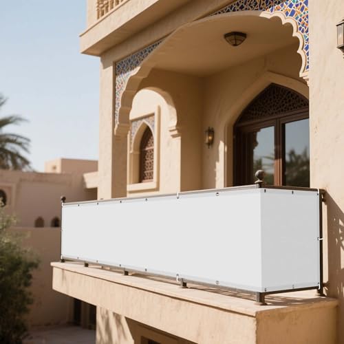 Sonnensegel mit Ösen Wasserdicht 490 x 780 cm Rechteckig Wasserdicht 98% UV Schutz Sunsail mit Ösen Und Befestigungsseile für Garten Terrasse Camping Outdoor, Weiß Sonnensegel mit Ösen Wasserdicht 490 x 780 cm Rechteckig Wasserdicht 98% UV Schutz Sunsail mit Ösen Und Befestigungsseile für Garten Terrasse Camping Outdoor, Weiß von DOGUO