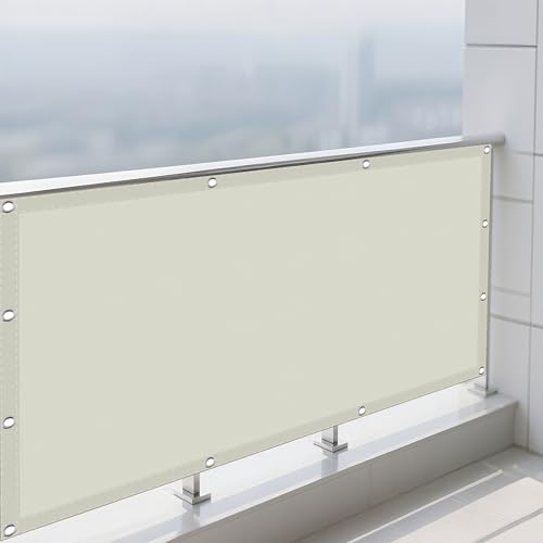 Wasserdicht Sonnensegel 2.8 x 5.5 m Rechteckig Wasserdicht Sonnenschutz Windschutz Blickdicht Schattennetz mit Ösen Segeltuch 4 × 1.5 M Seile für Balkon Garten Terrasse, Beige Wasserdicht Sonnensegel 2.8 x 5.5 m Rechteckig Wasserdicht Sonnenschutz Windschutz Blickdicht Schattennetz mit Ösen Segeltuch 4 × 1.5 M Seile für Balkon Garten Terrasse, Beige von DOGUO