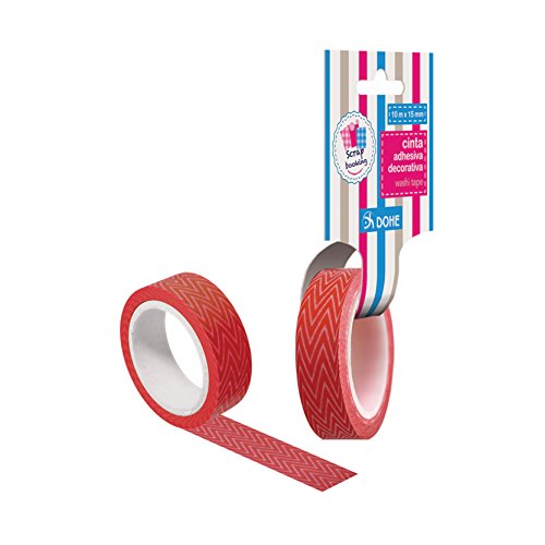 DOHE - Deko-Klebeband Washi Tape „Red“ von DOHE