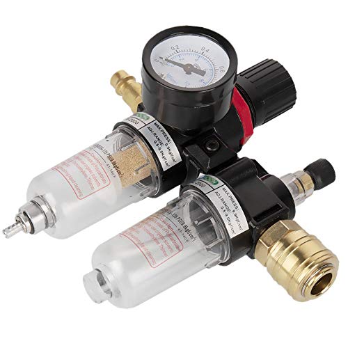 1/4 Zoll Druckminderer Druckluft Wasserabscheider Druckluft mit Manometer Wartungseinheit Druckluft Für Kompressor druckregler Pneumatische Komponenten Regulator Filter Gas-Prozessor 1/4 Zoll Druckminderer Druckluft Wasserabscheider Druckluft mit Manometer Wartungseinheit Druckluft Für Kompressor druckregler Pneumatische Komponenten Regulator Filter Gas-Prozessor von DOICAH