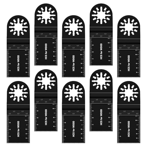 DOICAH 10 stk Sägeblatt Oszillierendes Zubehör Set Multifunktionswerkzeug Zubehör Set Multitool Sägeblätter Holz Kunststoff Metall für Fein Multitool Dremel Makita Einhell DOICAH 10 stk Sägeblatt Oszillierendes Zubehör Set Multifunktionswerkzeug Zubehör Set Multitool Sägeblätter Holz Kunststoff Metall für Fein Multitool Dremel Makita Einhell von DOICAH