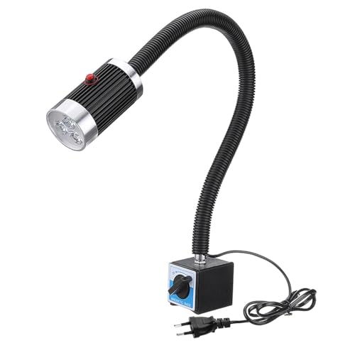 DOICAH Schwanenhals Maschinenlampe, Magnetische LED 900 Lumen Drehmaschine Lampe 9W Flexibel Wasserdicht Arm Licht mit Magnetfuß für Werkbank Werkstatt, Drehmaschine, CNC Fräse, Fräsmaschine Metall DOICAH Schwanenhals Maschinenlampe, Magnetische LED 900 Lumen Drehmaschine Lampe 9W Flexibel Wasserdicht Arm Licht mit Magnetfuß für Werkbank Werkstatt, Drehmaschine, CNC Fräse, Fräsmaschine Metall von DOICAH