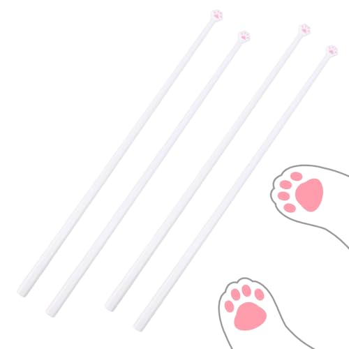 DOINEUFL 2 Paar Cat Paw Chopsticks, Rosa Pfotenabdruck Katzenpfoten Essstäbchen, Süße Wiederverwendbare Essstäbchen, Lustige Essstäbchen-Geschenke DOINEUFL 2 Paar Cat Paw Chopsticks, Rosa Pfotenabdruck Katzenpfoten Essstäbchen, Süße Wiederverwendbare Essstäbchen, Lustige Essstäbchen-Geschenke von DOINEUFL