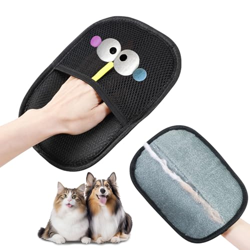 DOINEUFL Fellmagnet Handschuh, Wiederverwendbarer Pet Hair Remover, Tierhaarentferner für Hunde und Katzen, Fell Magnet Handschuh zum Entfernen von Tierhaaren auf Kleidung, Sofa von DOINEUFL