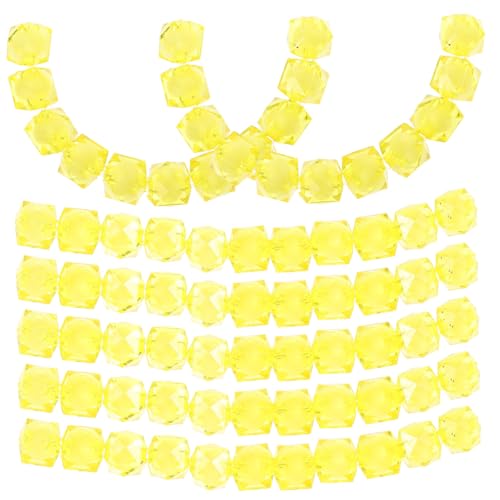 DOITOOL 1 Packung Acrylperlen Armbänder Schmuckzubehör Herstellung Perlen zum Basteln Pop-Perlen Schmuck Abstandsperlen Armbandperlen aus Acryl Perlen für Heimwerker Yellow DOITOOL 1 Packung Acrylperlen Armbänder Schmuckzubehör Herstellung Perlen zum Basteln Pop-Perlen Schmuck Abstandsperlen Armbandperlen aus Acryl Perlen für Heimwerker Yellow von DOITOOL
