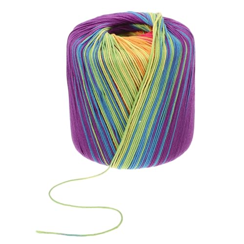 DOITOOL 1 Rolle Baumwollgarn zum Häkeln Stricken farbiges Garn zum Basteln Stickgarn Baumwollgarn für Geschirrtücher Shawl Sweater Variegated Garnbaumwolle Regenbogenfarben Baumwollgarn DOITOOL 1 Rolle Baumwollgarn zum Häkeln Stricken farbiges Garn zum Basteln Stickgarn Baumwollgarn für Geschirrtücher Shawl Sweater Variegated Garnbaumwolle Regenbogenfarben Baumwollgarn von DOITOOL