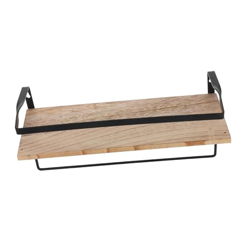 DOITOOL 1 Satz Badezimmer handtuchablage handtuchhalter Badezimmer handtüchhalter Wandregale aus Holz an der Wand montiert Regale Badezimmer schwebendes Gewürzregal Eisen Brown DOITOOL 1 Satz Badezimmer handtuchablage handtuchhalter Badezimmer handtüchhalter Wandregale aus Holz an der Wand montiert Regale Badezimmer schwebendes Gewürzregal Eisen Brown von DOITOOL