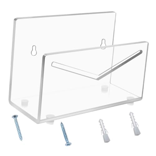 DOITOOL 1satz Acryl Briefhalter Für Schreibtisch Eleganter Mail Organizer Für Büro Und Zuhause Transparente Ablage Für Briefe Und Dokumente Praktische Aufbewahrungslösung Für von DOITOOL