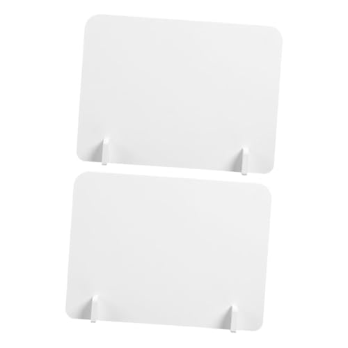 DOITOOL 1 Satz Desktop -Schutzpanel Privatsphäre Schreibtisch für Organisation Student Testteiler Tischteiler Klassenzimmerzubehör Klassenzimmerteiler Sichtschutzteiler Raumteiler PVC Weiß von DOITOOL