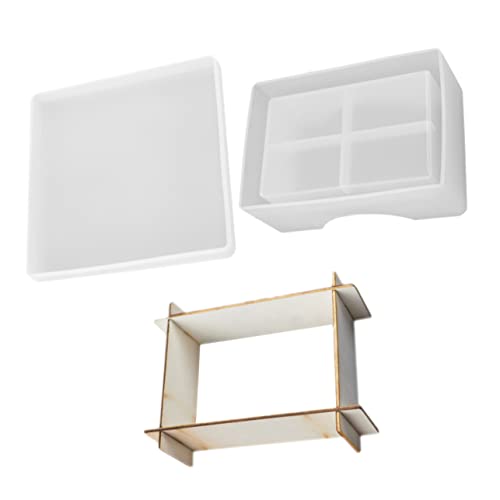 DOITOOL 1 Satz Diy Silikonform für Epoxidharz Untersetzer und Aufbewahrungsbox Flexibel Transparent Einfach zu Reinigen für Kreativprojekte und DOITOOL 1 Satz Diy Silikonform für Epoxidharz Untersetzer und Aufbewahrungsbox Flexibel Transparent Einfach zu Reinigen für Kreativprojekte und von DOITOOL