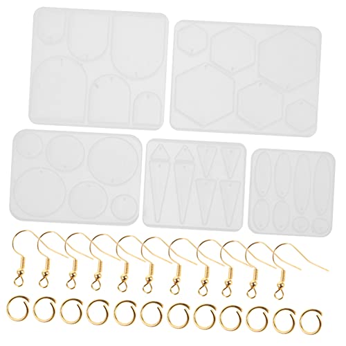 DOITOOL 1 Satz Earrings Silikonform mit Goldohrringe und Verbindungselemente für Diy Schmuckherstellung und Epoxidharz Projekte für Bastel Enthusiasten DOITOOL 1 Satz Earrings Silikonform mit Goldohrringe und Verbindungselemente für Diy Schmuckherstellung und Epoxidharz Projekte für Bastel Enthusiasten von DOITOOL