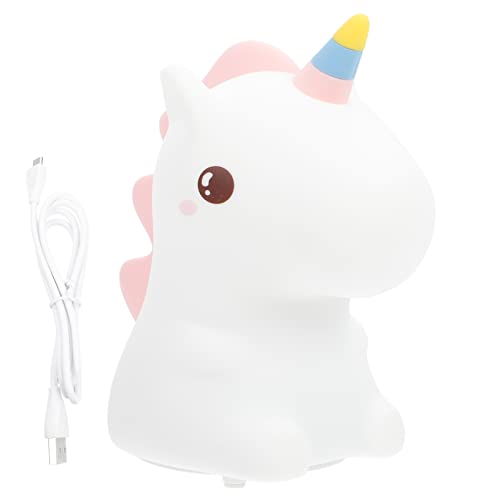 DOITOOL 1satz Einhorn Nachtlicht Kinderzimmer Lampe Farbwechselndes Stilllicht Für Schlafzimmer Dekoration Für Partys Geburtstage Und Besondere Anlässe von DOITOOL